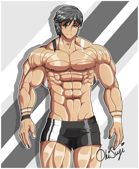 anime muscle man